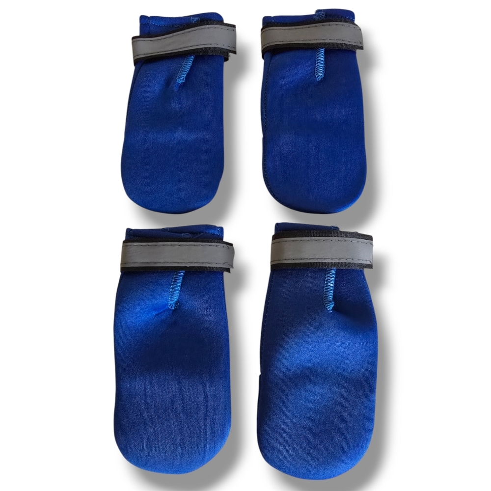 NEW 💙 PETLESO Blue Neoprene Weatherproof Dog Paw Protection Boots - Picture 5 of 16
